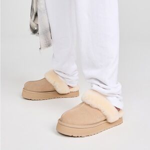 UGG Womens Disquette Slippers Sand